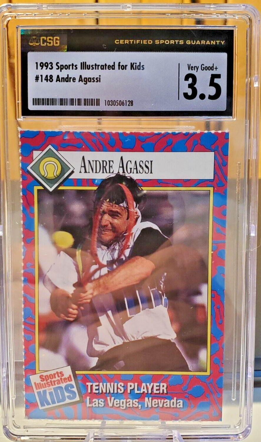1993 Sports Illustrated for Kids #148 Andre Agassi CSG 3.5