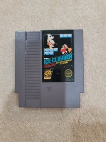 Ice Climber Nintendo NES Gloss Sticker Seal hang tab Rare Complete in Box CIB