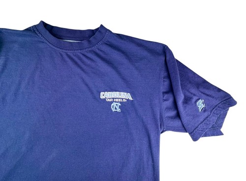VTG Starter Team North Carolina Tarheels T-Shirt Men’s Sz Large Navy Blue - Picture 4 of 14