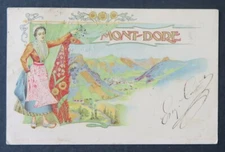 1908 MONT DORE Advertising Postcard