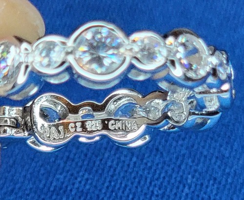 Cu Ic Zirkonia Diamant Ohrringe rund Brillantschliff 0,925 Sterling Silber - JTV - Bild 7 von 10