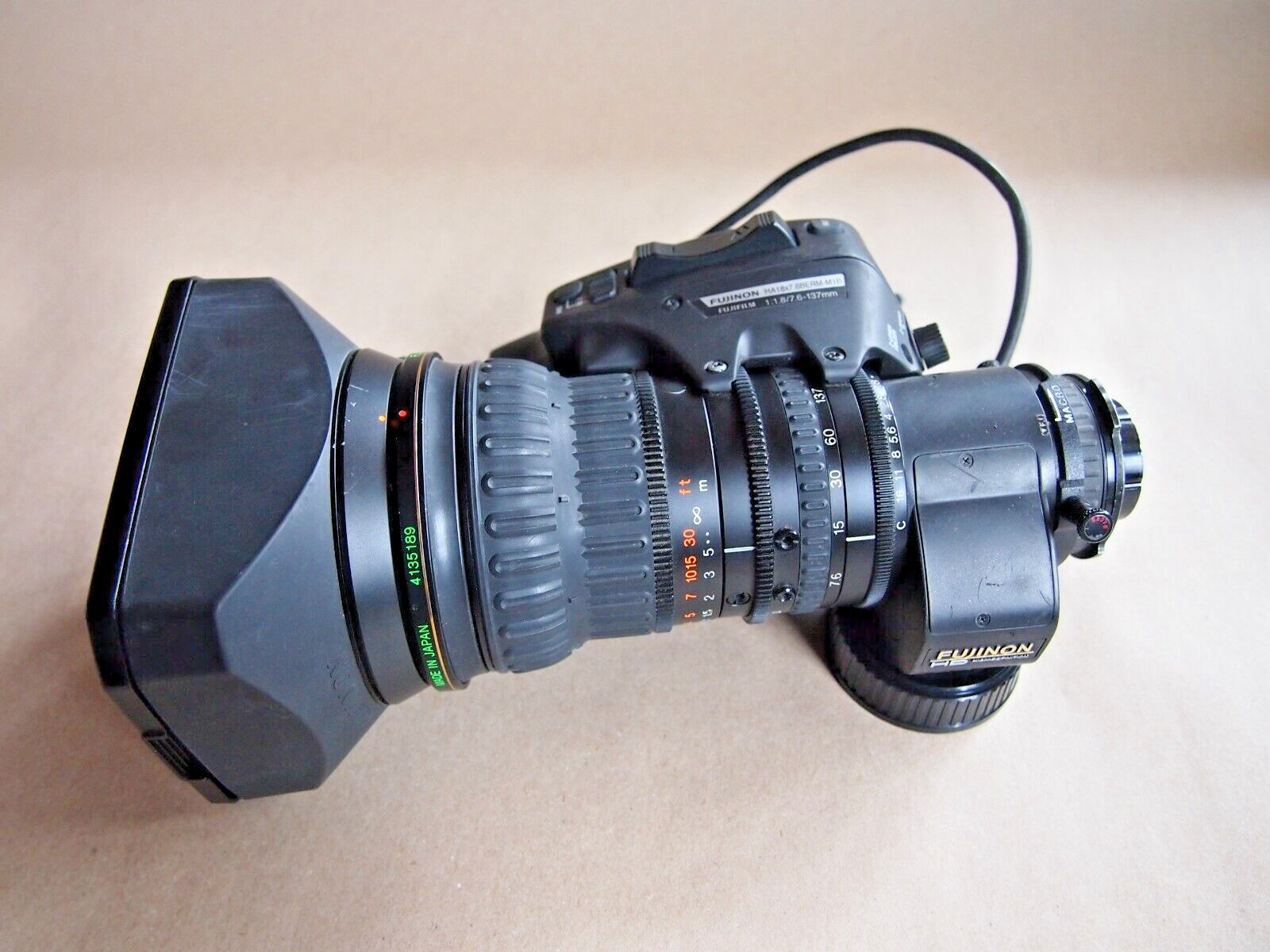 FUJINON HA18x7.6BERM-M1B kl. Mangel (bitte lesen)