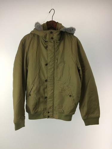 Nautica Ndj6204 / Down Jacket L Nylon Khaki Used
