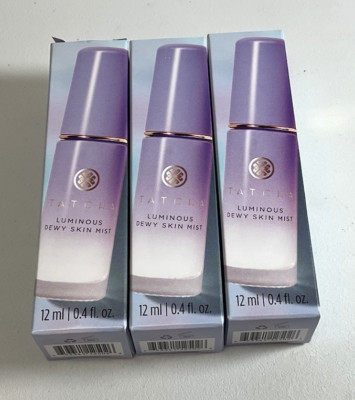 Lot Of 3 Tatcha Luminous Dewy Skin Mist - Normal To Dry Skin  0.4oz Each