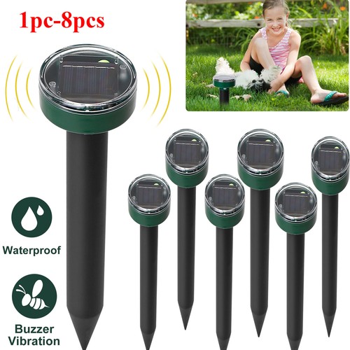 Mole Repellent Solar Powered Snake Repellent Ultrasonic Gopher Repeller Sonic