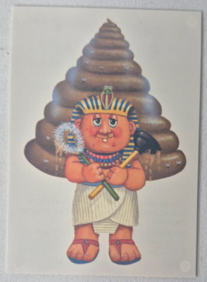 2005 Topps Garbage Pail Kids Series 4 Gross Tattoos Card #3-Turd King Travis