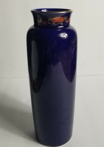 Kutani Vase Vintage Gold Pheasant Cobal Blue GOLD and Decorated Japan 10 3/4" - Picture 6 of 9