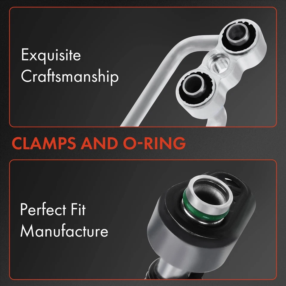 Conjunto de manguera de aire acondicionado de succión y descarga para Dodge Ram 2500 Ram 3500 Ram 4000 5,9 L Foto 2 de 4