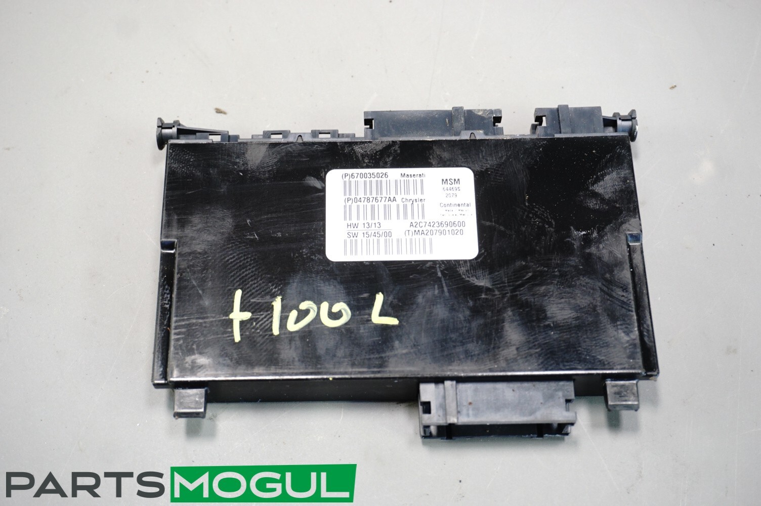 14-20 Maserati Ghibli S Levante Seat Control Module Left Driver Side OEM