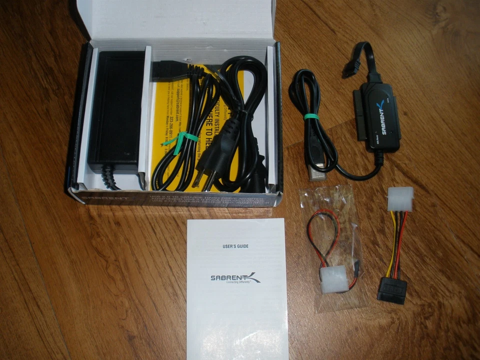 Sabrent USB 2.0 to SATA/IDE 2.5/3.5 Inch Hard Drive Power Adapter, USB-DSC5 - Image 3 of 4