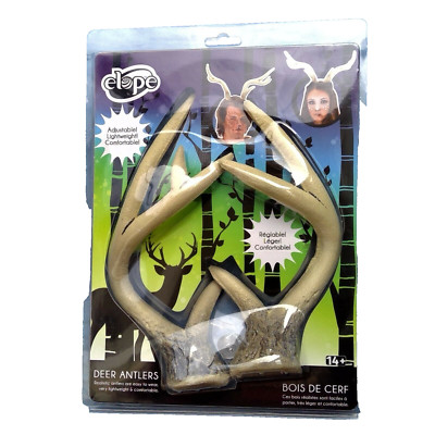 Elope Deer Antlers costume wearable realistic adjustable comfortable 14+