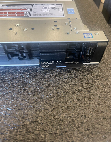 Dell PowerEdge R640 SFF- 2x Platinum 8276 2.2Ghz 28Core- 384GB- No HDD- 2x 1100W