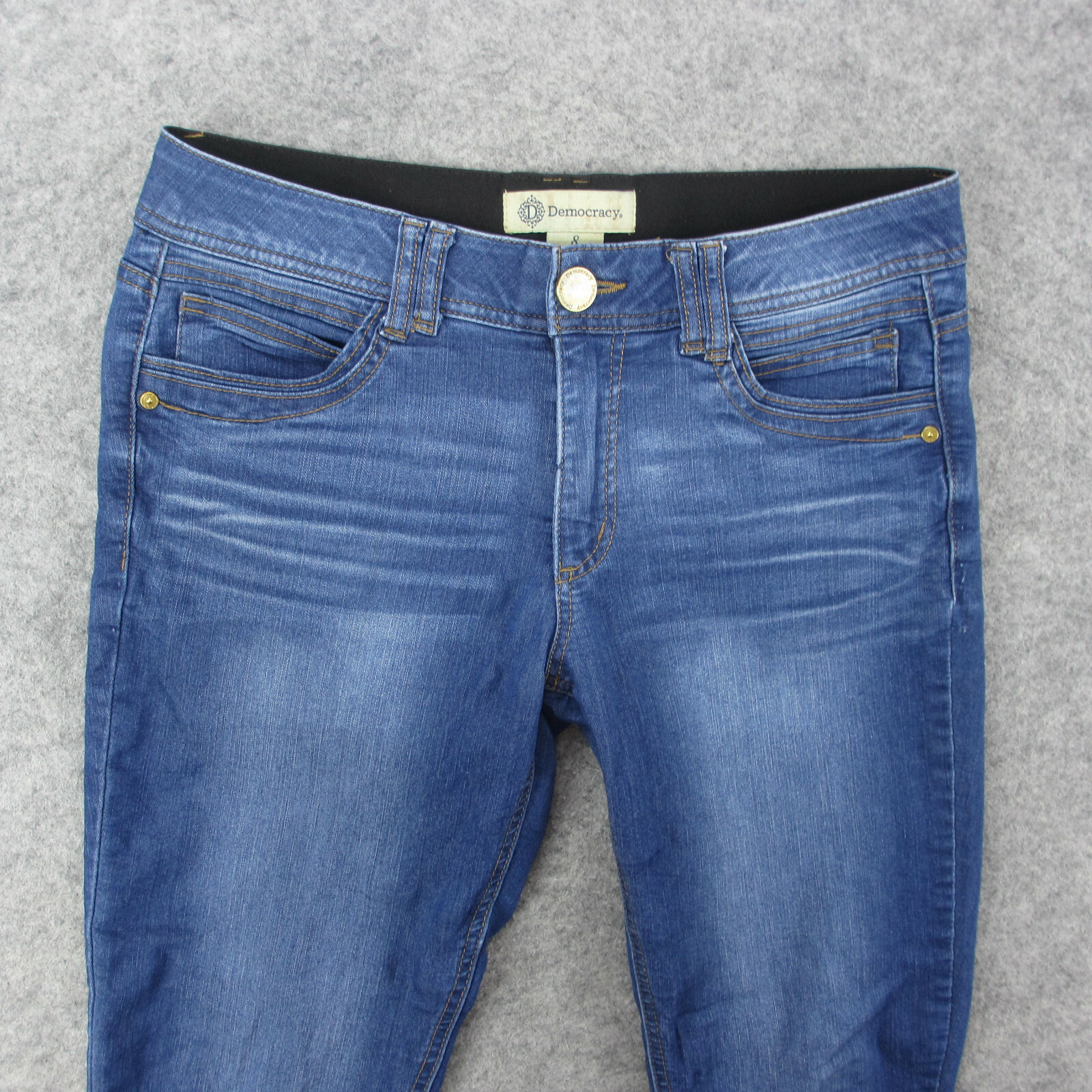 Democracy Jeans Women's 8 Blue Medium Wash Skinny Jeans eBay