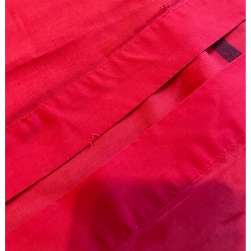 Vintage Imperial Fashion Haus Morgenmantel Kimono Staubtuch chinesisch rot * SIEHE MASSE - Bild 4 von 10