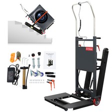 Electric Hand Trucks Folding Stair Climbing Dolly w/Rubber Track 441LBS Capacity