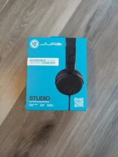 JLab Studio Wired On-Ear Headphones - Black