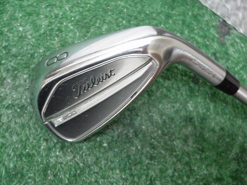 クラブ Titleist T200 SteelFiber 95 Nice 2023 Titleist T200 Forged 8 Iron Steelfiber I95 Cw Stiff Flex