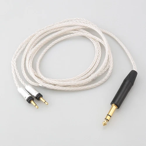 Cable de auriculares plateado de 16 núcleos de alta gama para Elear Elegia Stellia transparente focal - Imagen 4 de 22