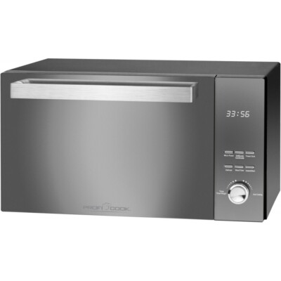 ProfiCook PC-MWG 1204 Kombi-Mikrowelle mit Grill 23 L schwarz