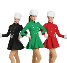 Ice skating dress Competition Figure Skating Baton Twirling holiday Adult child