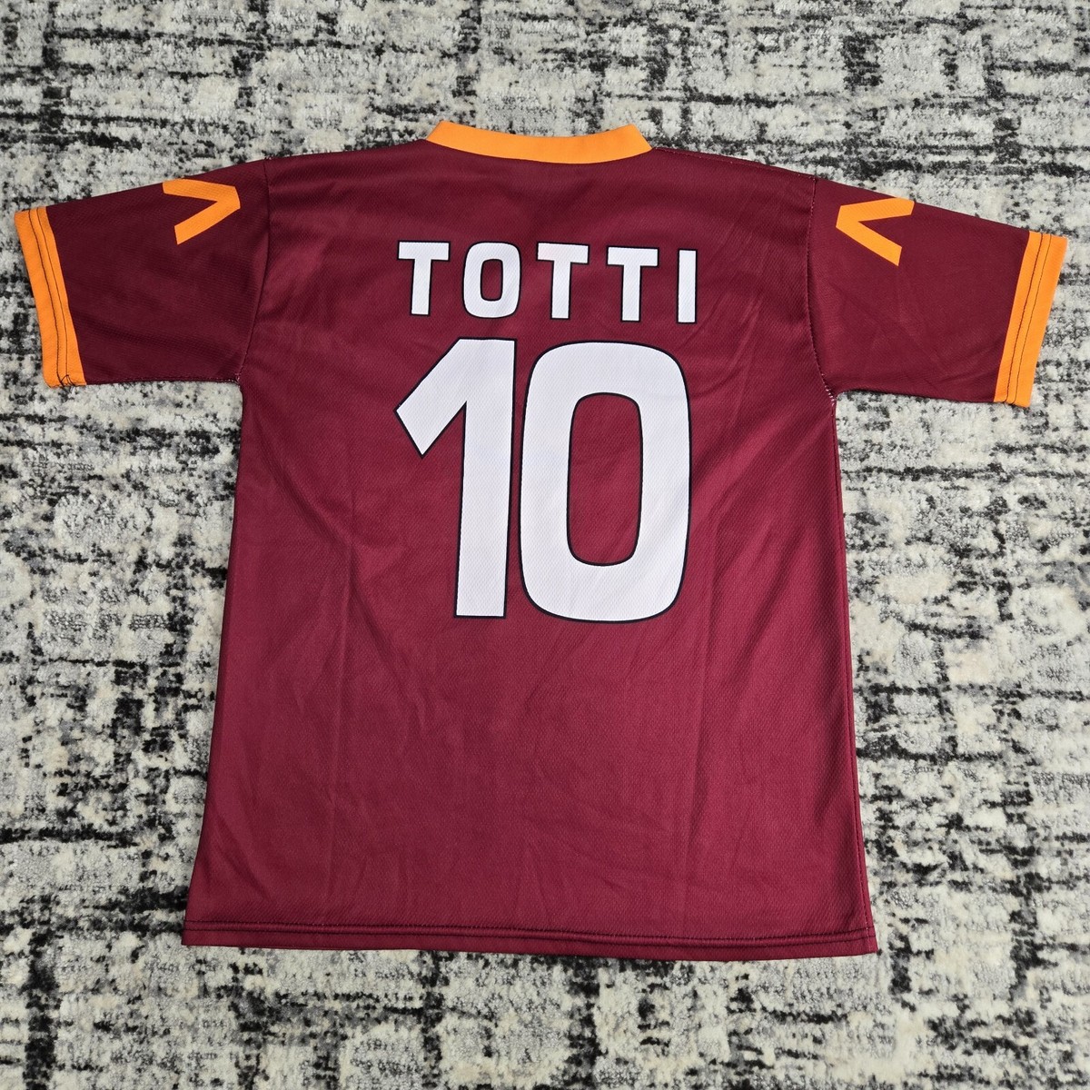 Vtg 90s AS Roma Soccer Jersey #10 Totti Italy Football Small Vtg 90s AS Roma Soccer Jersey #10 Totti Italy Football Small