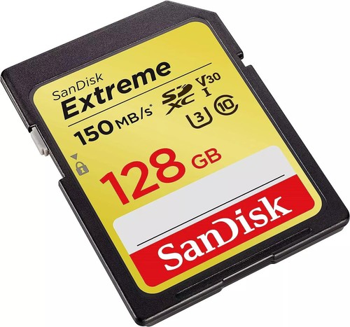 SanDisk Extreme 128 GB SDXC Memory Card, Up to 150 MB/s, Class 10, U3, V30 - Picture 6 of 10