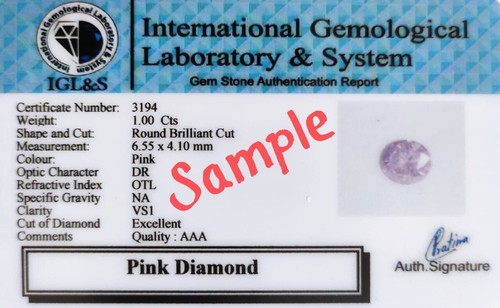 4CT Rosa Tratados Diamante Anillo Gran Luster VVS1 Certificado! Navidad Regalo - Imagen 5 de 5