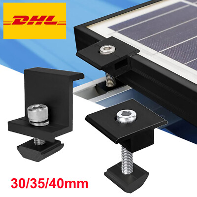 Solarmodul Endklemme Halterung Befestigung PV Montage Mittelklemme Solarpanel