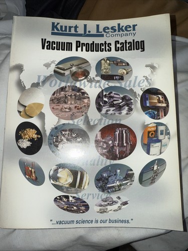 Kurt J. Lesker Company Vacuum Product Guide Technical Specs Catalog 7th Edition