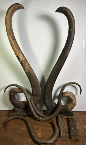 Vintage Antique Ornate Wood Parts For Shaving Vanity Swivel Mirror Furniture - 第 1/24 張圖片