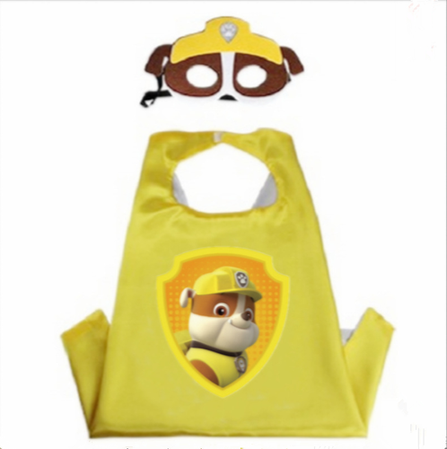 Book Week Kids Gift PAW Patrol Marshall Rocky Chase Skye Cape Mask Cosplay Party - Picture 11 of 16