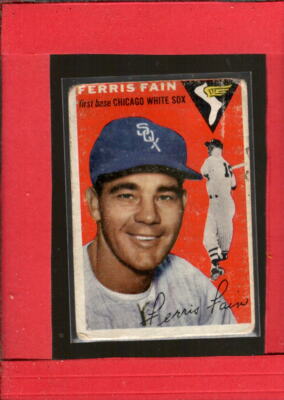 1954 Topps #27 Ferris Fain F Fair White Sox ID:59970