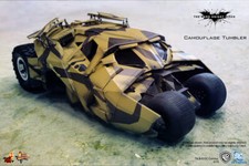 Hot Toys Film Masterpiece Batman Dark Knight Rising Verre Batmobile Camouflag