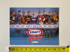 Dale Earnhardt Jr / Martin Truex Jr SIGNED 2005 Kraft Racing Post Card Nascar