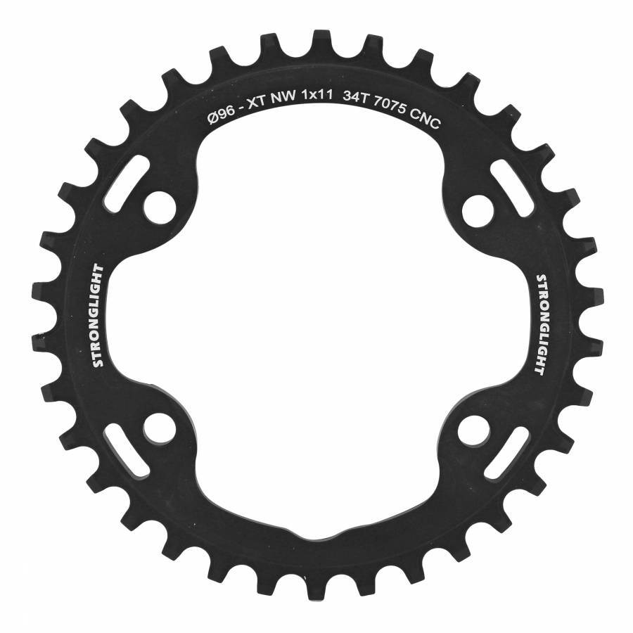 Plateau VTT Stronglight 34 dents mono 11v compatible Shimano XT M8000 entraxe 96mm