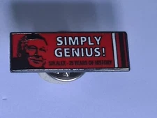 Manchester United Simply Genius Munich Pin Badge MUFC Man Utd Memorabilia man u 