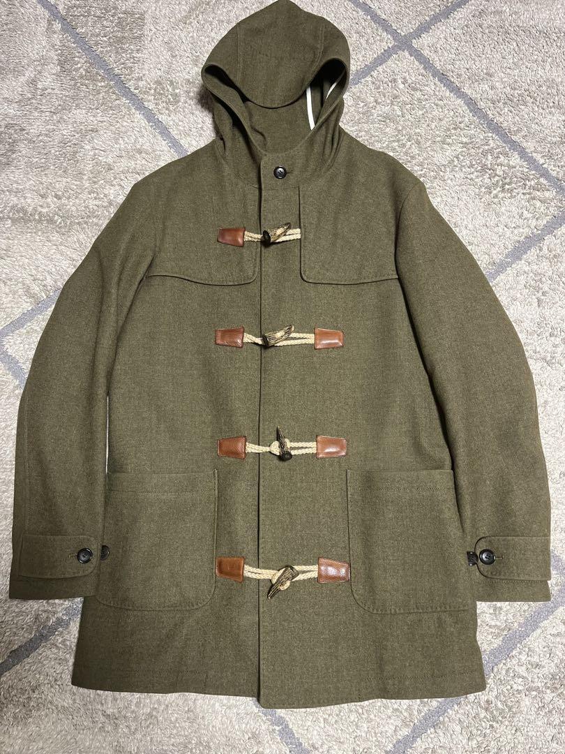 Visvim Commodore Wool Windstopper Melton Duffel Coat Olive Visvim Commodore Wool Windstopper Melton Duffel Coat Olive