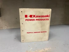 Kawasaki Power Products Parts & Service Manual Post Binder