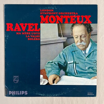 RAVEL Ma Mere L'Oye/La Valse/Bolero 1965 Vinyl LP Philips PHM 500-059 - VG+