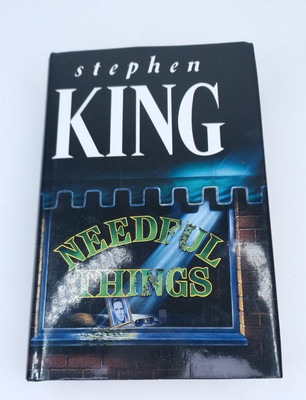 Stephen King Needful Things Book Hardcover Vintage 1991