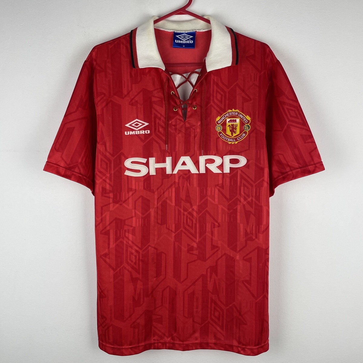 Manchester United 1992-1994 Umbro Vintage Home Football Manchester United 1992-1994 Umbro Vintage Home Football