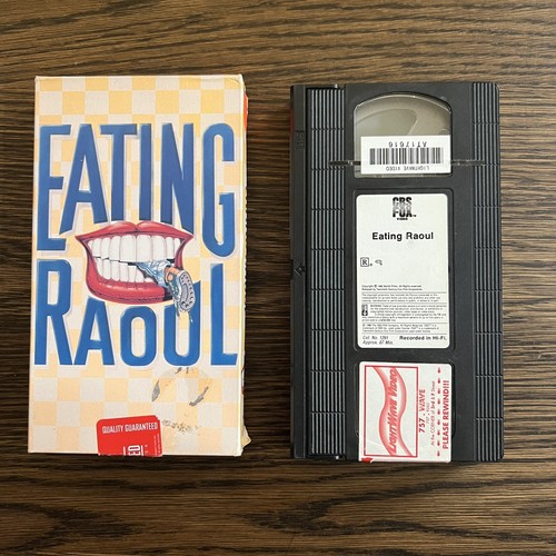 EATING RAOUL 1982 Dark Comedy Mary Woronov CBS Fox Home Video Movie VHS Tape - Picture 3 of 4