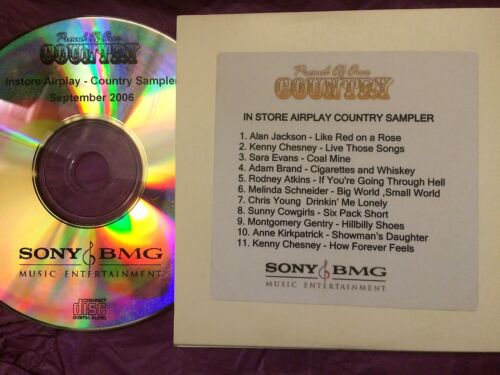 CD de muestra de música country australiana muy rara promoción solo en tienda de reproducción aérea - Imagen 1 de 1