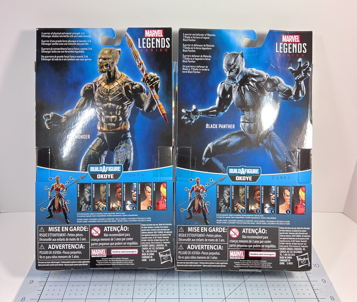 Marvel Legends Set Black Panther And Erik Killmonger New 6