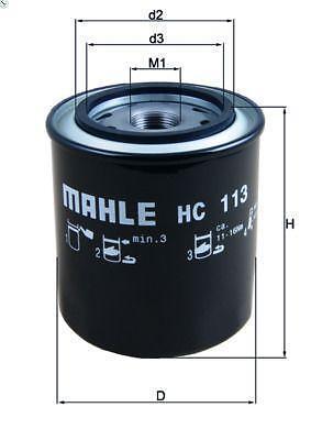 Hydraulic Filter, automatic transmission MAHLE HC 113 for T 11.7 2004-2005
