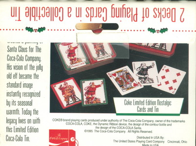 Coca-Cola Nostalgia Playing Cards ~ 2 Decks ~ Sealed ~ Collectible