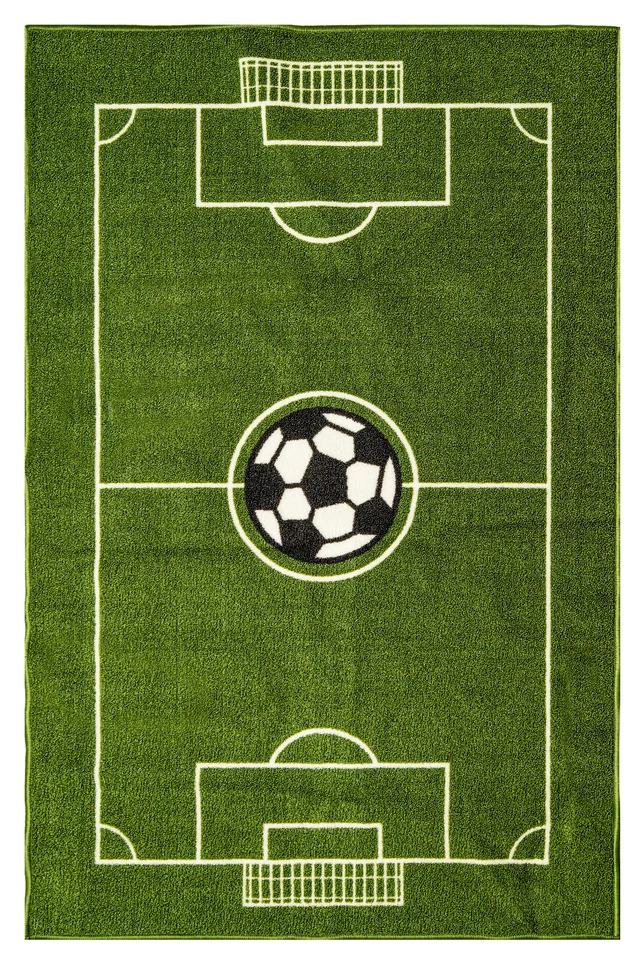 2'2"x3' Soccer Field Ground Kids Play Area Rug Anti Skid Backing  - 685 - Image 3 of 4