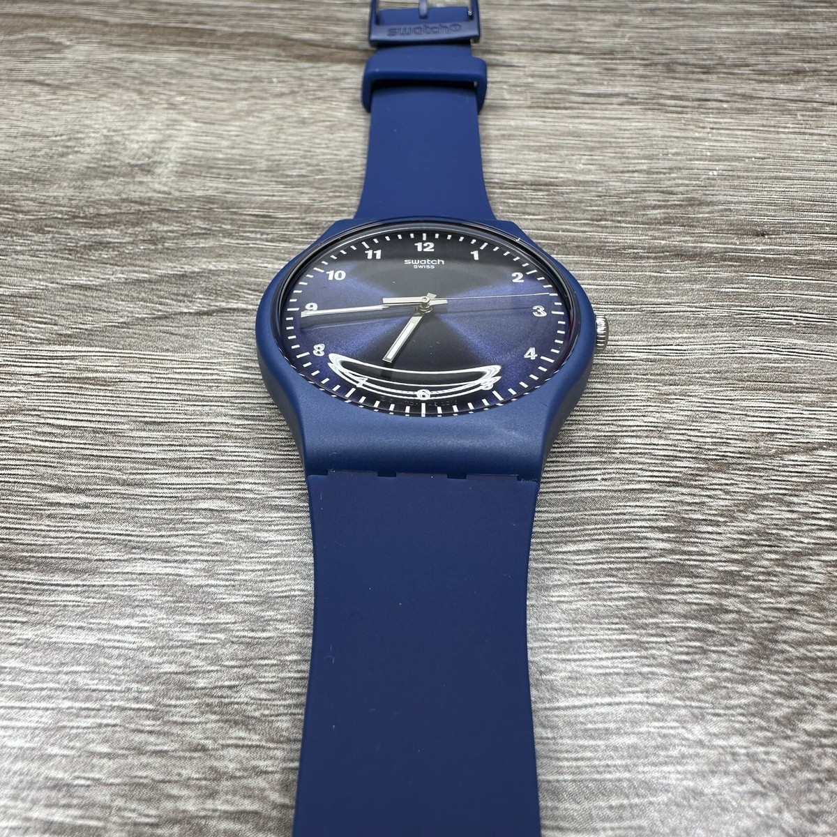 Swatch Watch - SUON116 - MONO BLUE Swatch Mono Blue Watch Men 41mm SUON116 Swiss Made New  main image 4