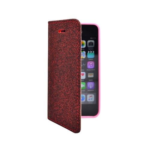 CASE FOR APPLE IPHONE 6 PLUS 6S PLUS GLITTER WALLET VARIOUS COLOURS COVER - Picture 28 of 31