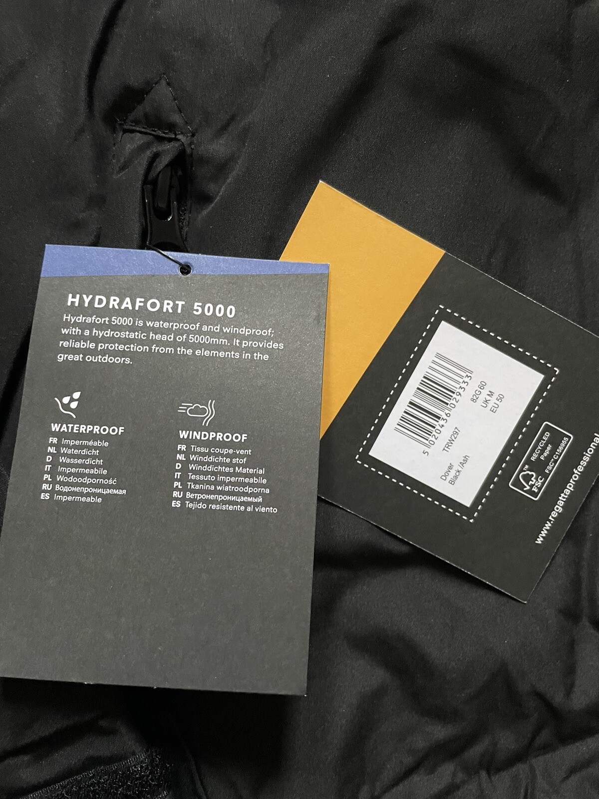 Regatta Land Rover Men's Dover Fleece Lined Waterproof Insulated Bomber